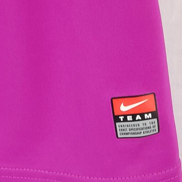 Nike Dri-Fit Racer Back Embroidered Logo Purple Top Medium - Picture 3 of 10